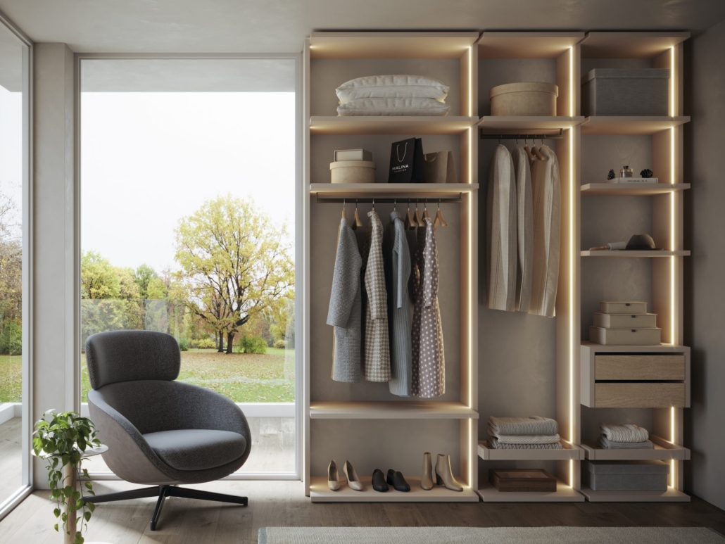 Tu Vestidor de Ensueño en Madera Natural: Diseño a Medida que Inspira