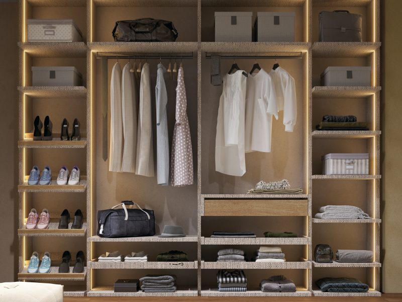 Tu Vestidor de Ensueño en Madera Natural: Diseño a Medida que Inspira