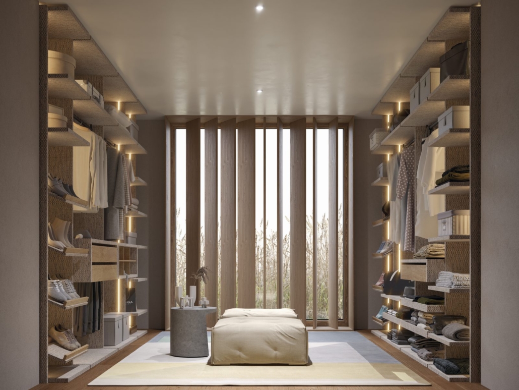 Tu Vestidor de Ensueño en Madera Natural: Diseño a Medida que Inspira